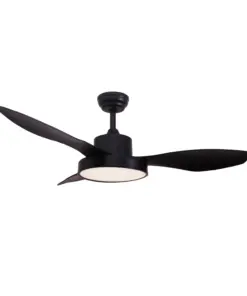 Ανεμιστήρας Οροφής ACA FANRX48013B – 3 Πτερύγια ABS – LED 22W 2680Lm – DC 40W – 6 Ταχύτητες – 47” – Μαύρο Ματ – Τηλεχειριστήριο & Χρονοδιακόπτης