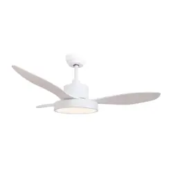 Ανεμιστήρας Οροφής ACA FANRX48013W – 3 Πτερύγια ABS – LED 22W 2680Lm – DC 40W – 6 Ταχύτητες – 47” – Λευκό Ματ – Τηλεχειριστήριο & Χρονοδιακόπτης