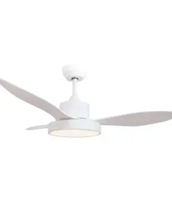 Ανεμιστήρας Οροφής ACA FANRX48013W – 3 Πτερύγια ABS – LED 22W 2680Lm – DC 40W – 6 Ταχύτητες – 47” – Λευκό Ματ – Τηλεχειριστήριο & Χρονοδιακόπτης