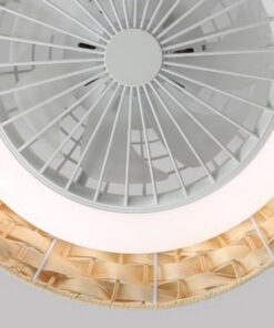 Ανεμιστήρας Οροφής Μπαμπού ACA FANW18K008 – 7 Πτερύγια – LED 24W CCT – DC 11W – 6 Ταχύτητες – Ø45cm – Τηλεχειριστήριο