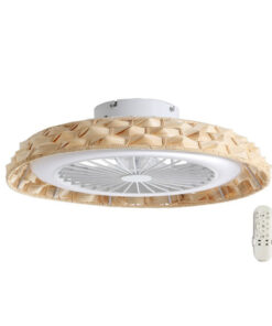 Ανεμιστήρας Οροφής Μπαμπού ACA FANW18K008 – 7 Πτερύγια – LED 24W CCT – DC 11W – 6 Ταχύτητες – Ø45cm – Τηλεχειριστήριο