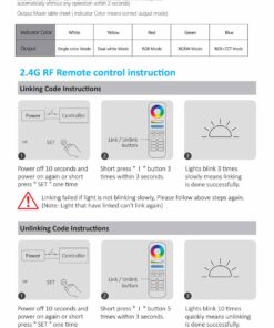 MiBoxer SM5 5in1 LED Controller 12/24V RF – WiFi Matter Over – Max 288W – MONO/CCT/RGB/RGBW/RGBCCT
