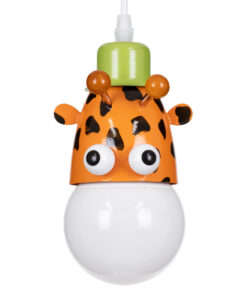 GLOBOSTAR® GIRAFFE 00638 Παιδικό Κρεμαστό Φωτιστικό Οροφής με Ντουί 1 x E27 AC 220-240V IP20 - Πολύχρωμο - Μ12 x Π10.5 x Υ13.5cm