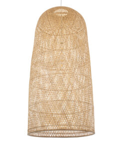 GLOBOSTAR® CALERO 00670 Boho Κρεμαστό Φωτιστικό Οροφής με Ντουί 1 x E27 AC 220-240V IP20 - Μπεζ - Μ60 x Π60 x Y120cm