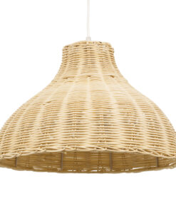 GLOBOSTAR® MAYOTTE 00724 Boho Κρεμαστό Φωτιστικό Οροφής με Ντουί 1 x E27 AC 220-240V IP20 - Μπεζ - Μ40 x Π40 x Υ28cm