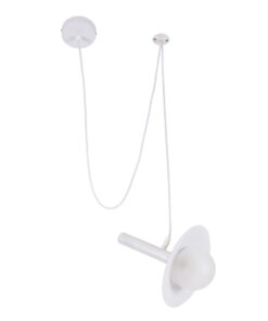 GLOBOSTAR® CELEST 00790 Μοντέρνο Κρεμαστό Φωτιστικό Οροφής με Ντουί 1 x G9 AC 220-240V IP20 - Λευκό - Μ20 x Π20 x Υ26.5cm