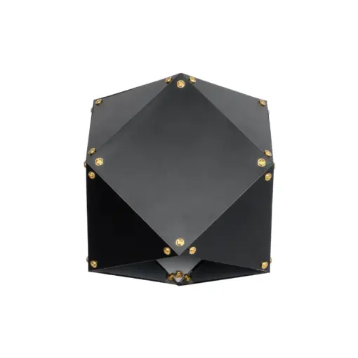 GLOBOSTAR® WELLES 00794 Μοντέρνο Φωτιστικό Τοίχου - Απλίκα με Ντουί 1 x E14 AC 220-240V IP20 - Μαύρο - Μ17 x Π28 x Υ17cm - Image 6