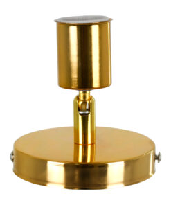 GLOBOSTAR® SARA 00845 Μοντέρνο Φωτιστικό Οροφής με Ντουί 1 x E27 AC 220-240V IP20 – Χρυσό – Μ10 x Π10 x Υ10.3cm