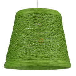 GLOBOSTAR® PLAYROOM 00864 Vintage Κρεμαστό Φωτιστικό Οροφής με Ντουί 1 x E27 AC 220-240V IP20 - Πράσινο - Μ32 x Π32 x Υ27cm