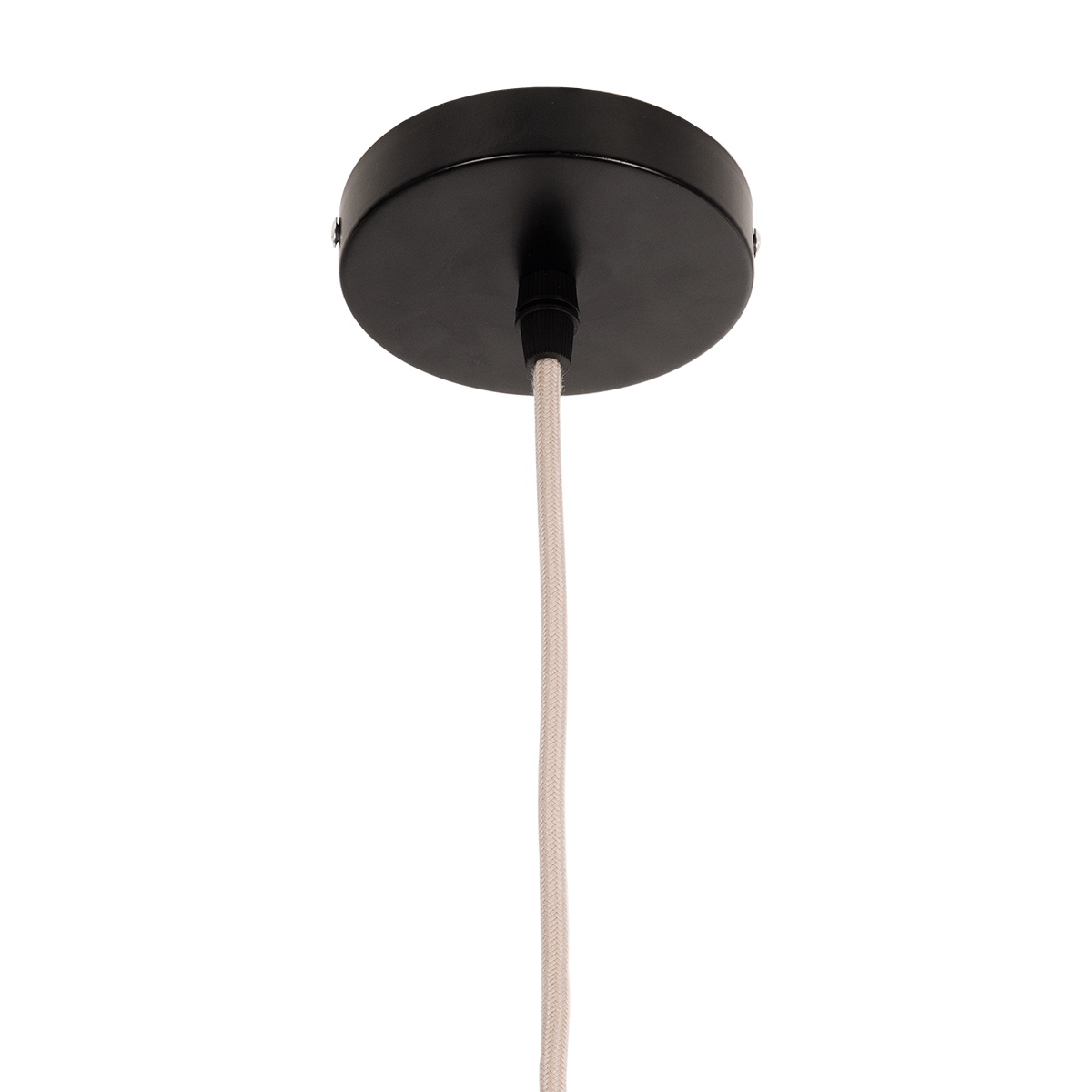 GLOBOSTAR® JENSON 00910 Boho Κρεμαστό Φωτιστικό Οροφής με Ντουί 1 x E27 AC 220-240V IP20 - Μπεζ - Μ38 x Π38 x Υ24cm - Image 9