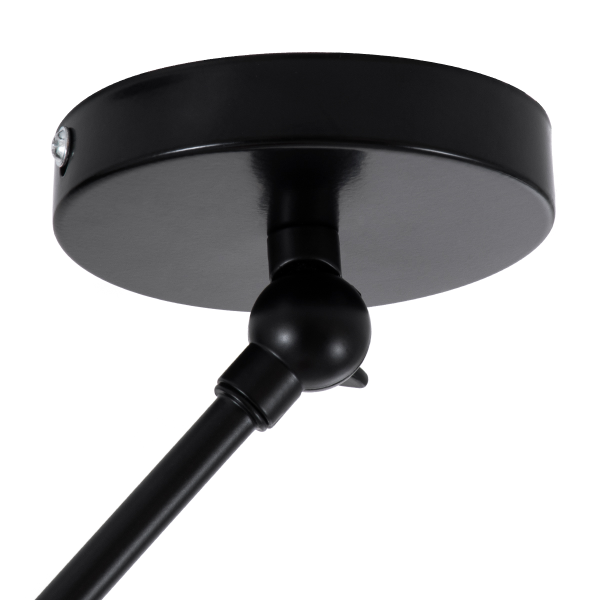 GLOBOSTAR® LOTUS 00938 Μοντέρνο Φωτιστικό Οροφής με Ντουί 1 x E27 AC 220-240V IP20 - Κόκκινο & Μαύρο - Μ30 x Π30 x Υ21cm - Image 10