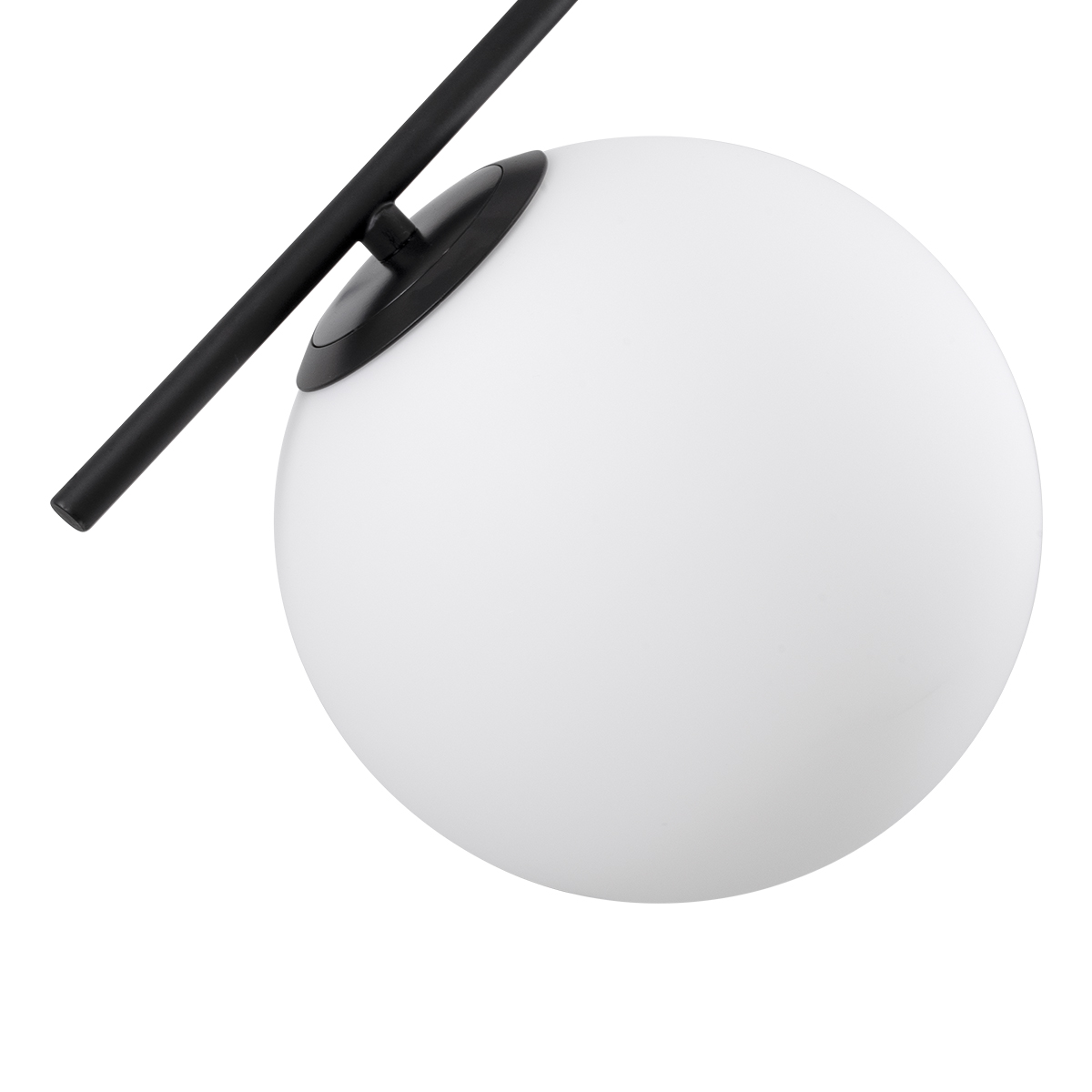 GLOBOSTAR® MONROE 00952 Μοντέρνο Κρεμαστό Φωτιστικό Οροφής με Ντουί 3 x E27 AC 220-240V IP20 - Μαύρο & Λευκό - Μ60 x Π60 x Υ50cm - Image 5