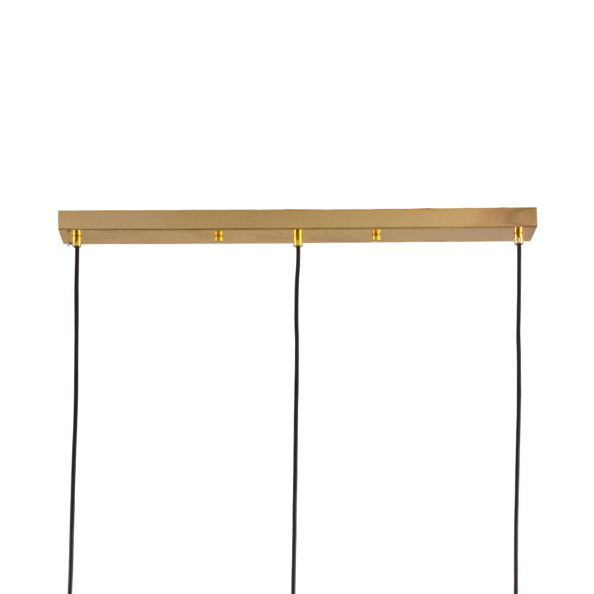 GLOBOSTAR® MONROE 00955 Μοντέρνο Κρεμαστό Φωτιστικό Οροφής με Ντουί 3 x E27 AC 220-240V IP20 - Χρυσό & Λευκό - Μ74 x Π25 x Υ50cm - Image 6