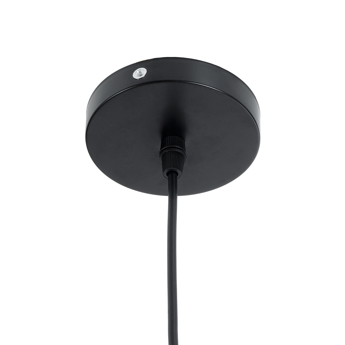 GLOBOSTAR® CARTER 00961 Μοντέρνο Κρεμαστό Φωτιστικό Οροφής με Ντουί 1 x E27 AC 220-240V IP20 - Μαύρο & Μπεζ - Μ32 x Π32 x Υ25cm - Image 9