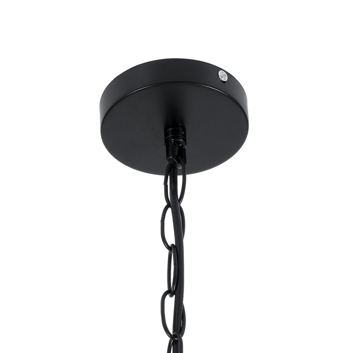 GLOBOSTAR® ESTELLE 01003 Vintage Κρεμαστό Φωτιστικό Οροφής με Ντουί 8 x E14 AC 220-240V IP20 - Μαύρο - Μ65 x Π65 x Y50cm - Image 11