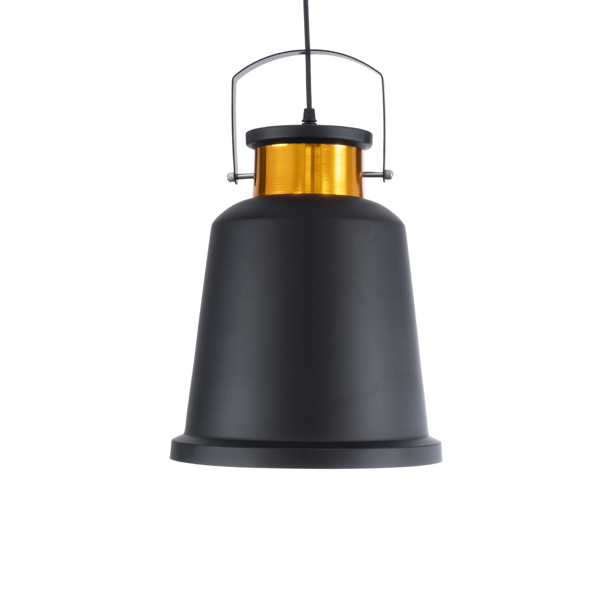 GLOBOSTAR® NUNZIATA 01236 Vintage Κρεμαστό Φωτιστικό Οροφής με Ντουί 1 x E27 AC 220-240V IP20 - Μαύρο & Χρυσό - Μ26 x Π26 x Υ40cm - Image 5