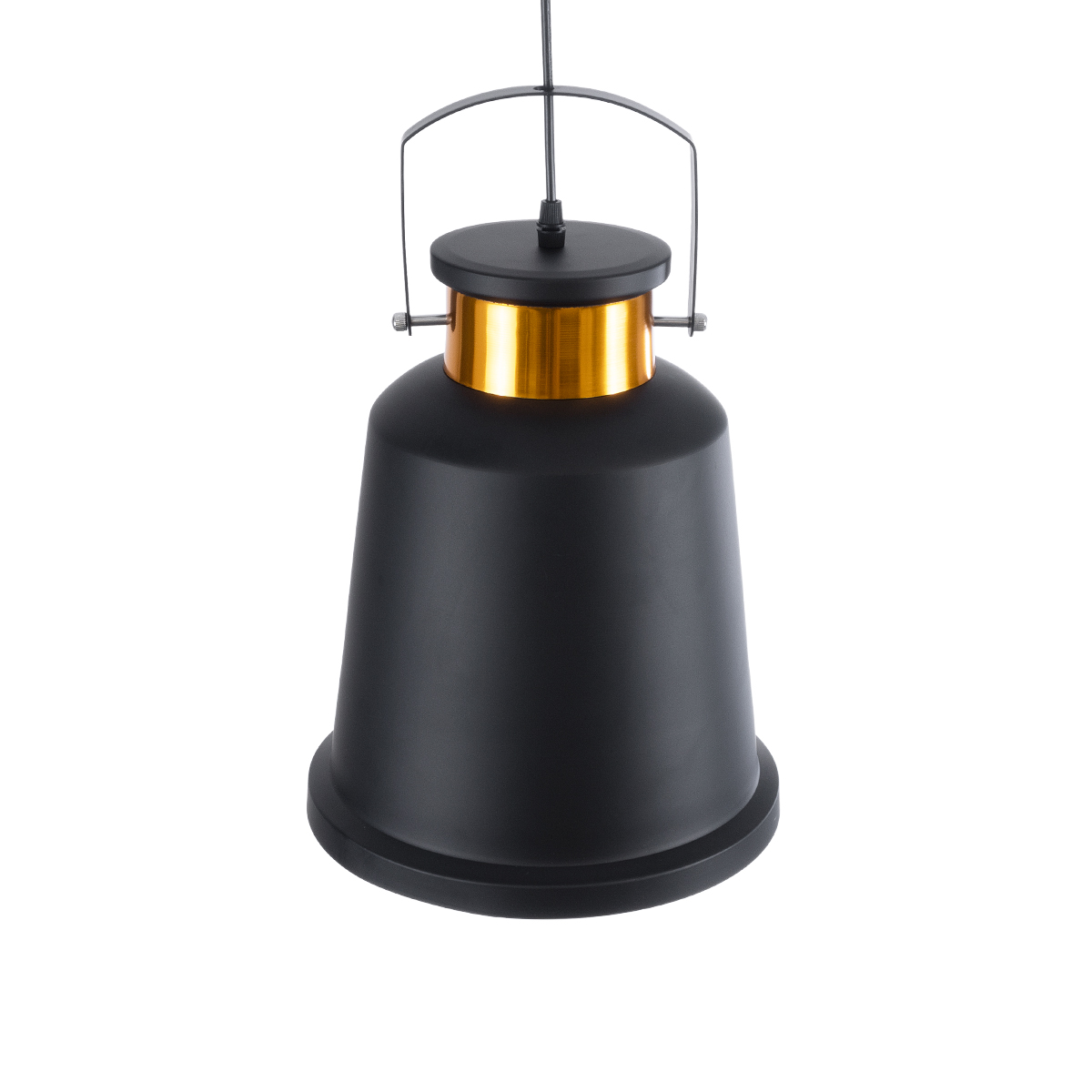 GLOBOSTAR® NUNZIATA 01236 Vintage Κρεμαστό Φωτιστικό Οροφής με Ντουί 1 x E27 AC 220-240V IP20 - Μαύρο & Χρυσό - Μ26 x Π26 x Υ40cm - Image 7