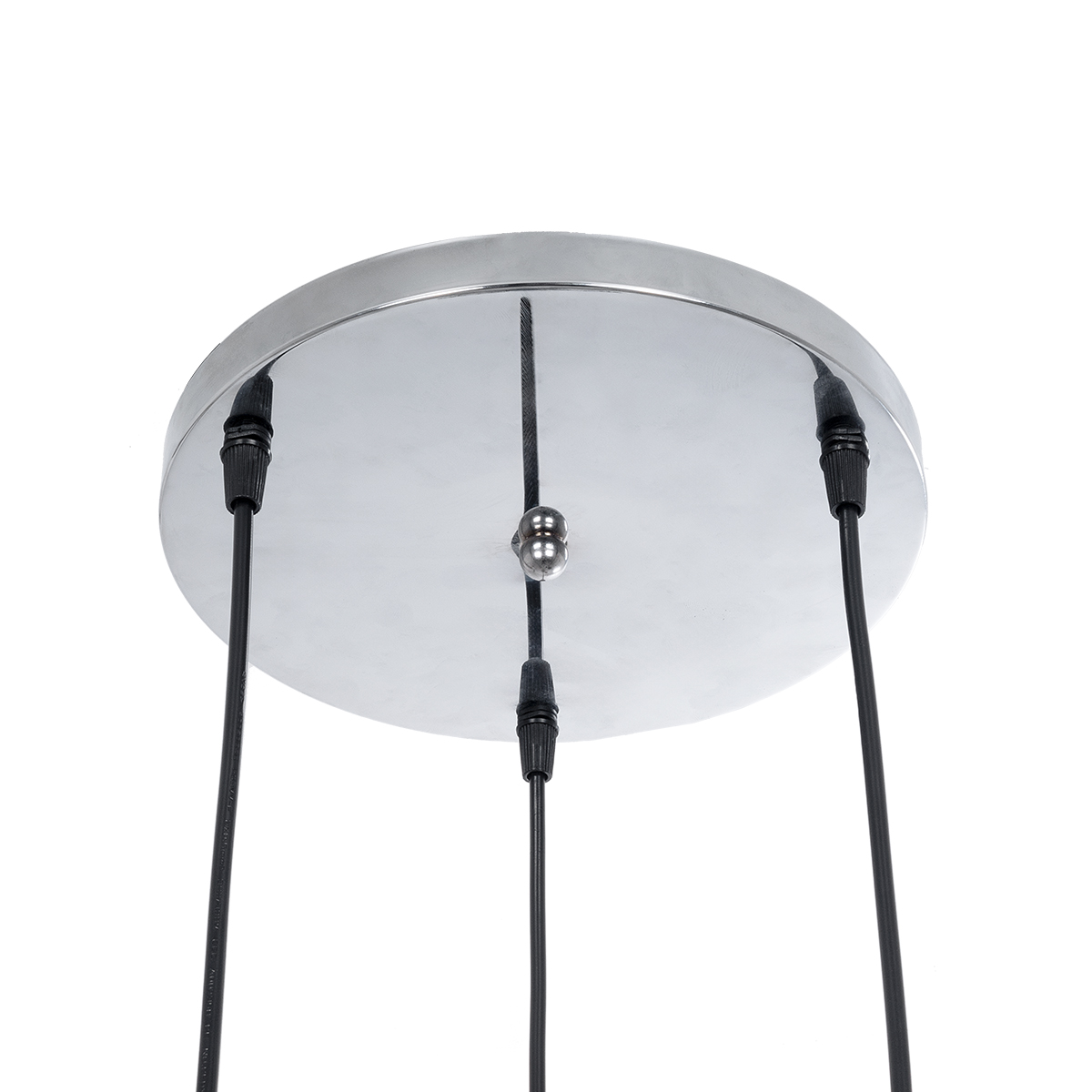 GLOBOSTAR® RAINELDA 01246 Μοντέρνο Κρεμαστό Φωτιστικό Οροφής με Ντουί 3 x E27 AC 220-240V IP20 - Μαύρο & Λευκό - Μ35 x Π35 x Υ110cm - Image 8