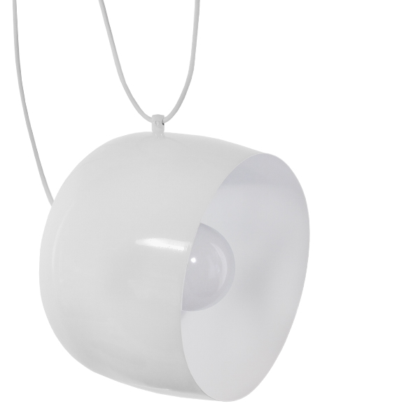 GLOBOSTAR® JASPER 01374 Μοντέρνο Κρεμαστό Φωτιστικό Οροφής με Ντουί 1 x E27 AC 220-240V IP20 - Λευκό - Μ25 x Π25 x Υ22cm - Image 4