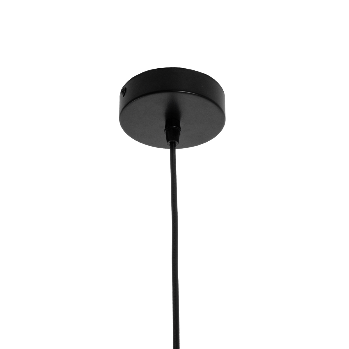 GLOBOSTAR® LANA 01424 Μοντέρνο Κρεμαστό Φωτιστικό Οροφής με Ντουί 1 x E27 AC 220-240V IP20 - Μαύρο & Καφέ - Μ13 x Π13 x Y17cm - Image 9