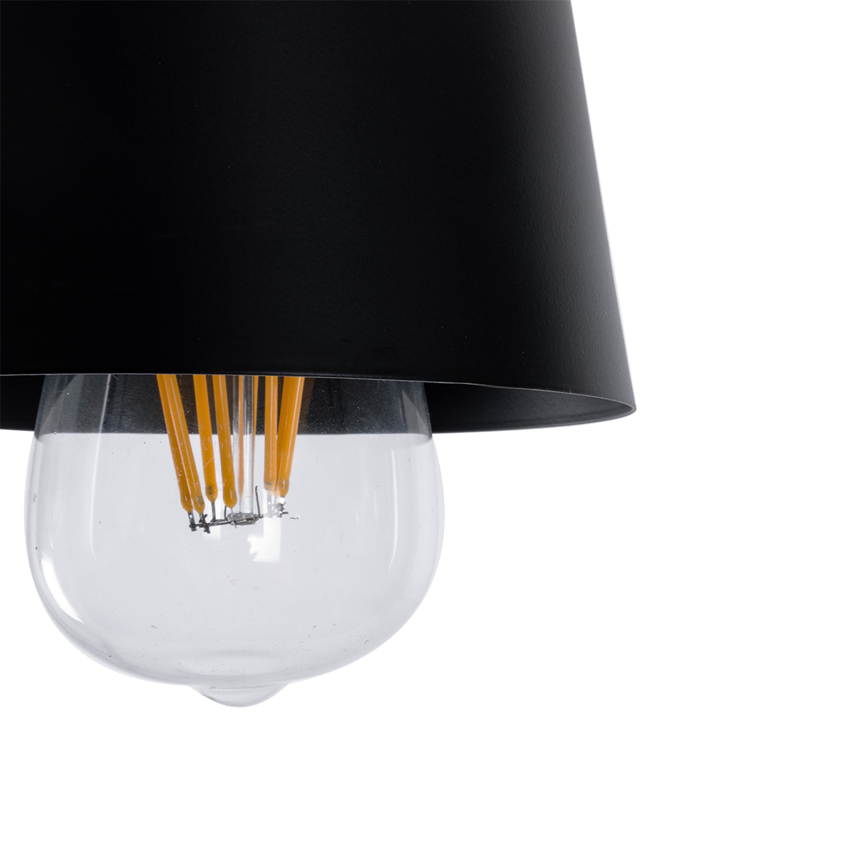 GLOBOSTAR® LANA 01425 Μοντέρνο Κρεμαστό Φωτιστικό Οροφής με Ντουί 3 x E27 AC 220-240V IP20 - Μαύρο & Καφέ - Μ60 x Π13 x Υ18cm - Image 7