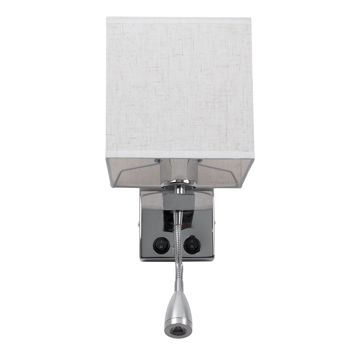 GLOBOSTAR® ELEGANT 01495 Μοντέρνο Φωτιστικό Τοίχου - Απλίκα Ξενοδοχείου Reading Light με Ντουί 1 x E27 LED 3W 360lm 36° AC 220-240V IP20 Θερμό Λευκό 2700K - Bridgelux COB Chip - Χρώμιο & Λευκό - Μ17 x Π21 x Υ43cm - 2 Χρόνια Εγγύηση - Image 6