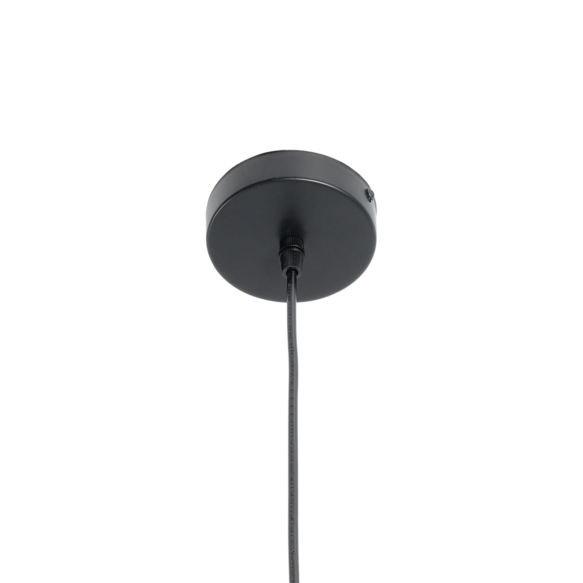 GLOBOSTAR® BRONX 01517 Μοντέρνο Κρεμαστό Φωτιστικό Οροφής με Ντουί 1 x E27 AC 220-240V IP20 - Μαύρο & Μπεζ - Μ35 x Π35 x Υ50cm - Image 11