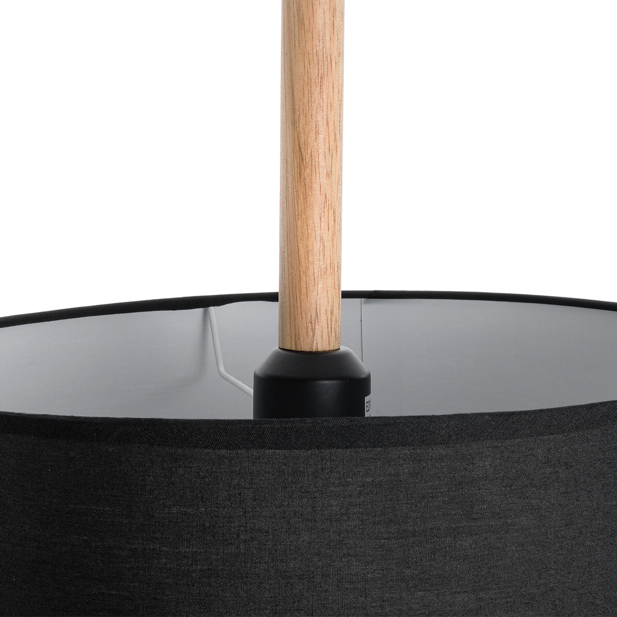 GLOBOSTAR® BRONX 01517 Μοντέρνο Κρεμαστό Φωτιστικό Οροφής με Ντουί 1 x E27 AC 220-240V IP20 - Μαύρο & Μπεζ - Μ35 x Π35 x Υ50cm - Image 10