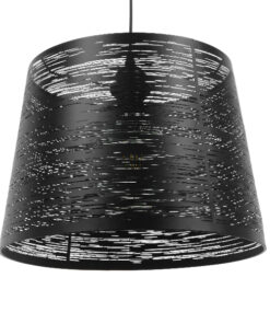 GLOBOSTAR® ACCADEMIA 01556 Μοντέρνο Κρεμαστό Φωτιστικό Οροφής με Ντουί 1 x E27 AC 220-240V IP20 - Μαύρο - Μ35 x Π35 x Υ25cm