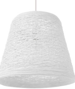 GLOBOSTAR® PLAYROOM 01562 Vintage Κρεμαστό Φωτιστικό Οροφής με Ντουί 1 x E27 AC 220-240V IP20 - Λευκό - Μ32 x Π32 x Υ27cm