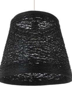 GLOBOSTAR® PLAYROOM 01563 Vintage Κρεμαστό Φωτιστικό Οροφής με Ντουί 1 x E27 AC 220-240V IP20 - Μαύρο - Μ32 x Π32 x Υ27cm