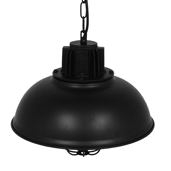 GLOBOSTAR® HARROW 01571 Vintage Κρεμαστό Φωτιστικό Οροφής με Ντουί 1 x E27 AC 220-240V IP20 - Μαύρο - Μ33 x Π33 x Υ32cm - Image 4