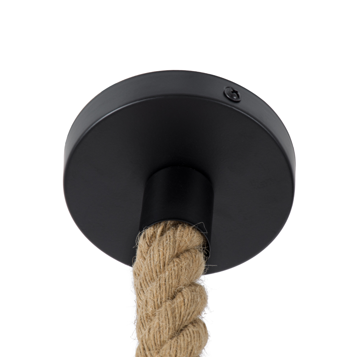 GLOBOSTAR® SOLITARIO 01606 Boho Κρεμαστό Φωτιστικό Οροφής με Ντουί 1 x E27 AC 220-240V IP20 - Μπεζ - Μ36 x Π36 x Y30cm - Image 10