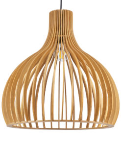 GLOBOSTAR® SCANDINAVIA 01701 Boho Κρεμαστό Φωτιστικό Οροφής με Ντουί 1 x E27 AC 220-240V IP20 - Μπεζ - Μ45 x Π45 x Υ45cm