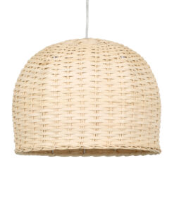GLOBOSTAR® BERMUDA 01708 Boho Κρεμαστό Φωτιστικό Οροφής με Ντουί 1 x E27 AC 220-240V IP20 - Μπεζ - Μ31 x Π31 x Y22cm