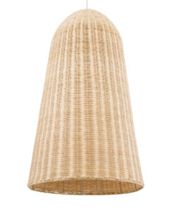 GLOBOSTAR® FAROL 01746 Boho Κρεμαστό Φωτιστικό Οροφής με Ντουί 1 x E27 AC 220-240V IP20 - Μπεζ - Μ60 x Π60 x Y100cm