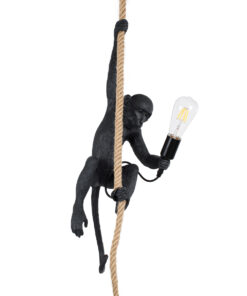 GLOBOSTAR® APES 01801 Μοντέρνο Κρεμαστό Φωτιστικό Οροφής με Ντουί 1 x E27 AC 220-240V IP20 - Μαύρο & Μπεζ - Μ26 x Π28 x Υ69cm