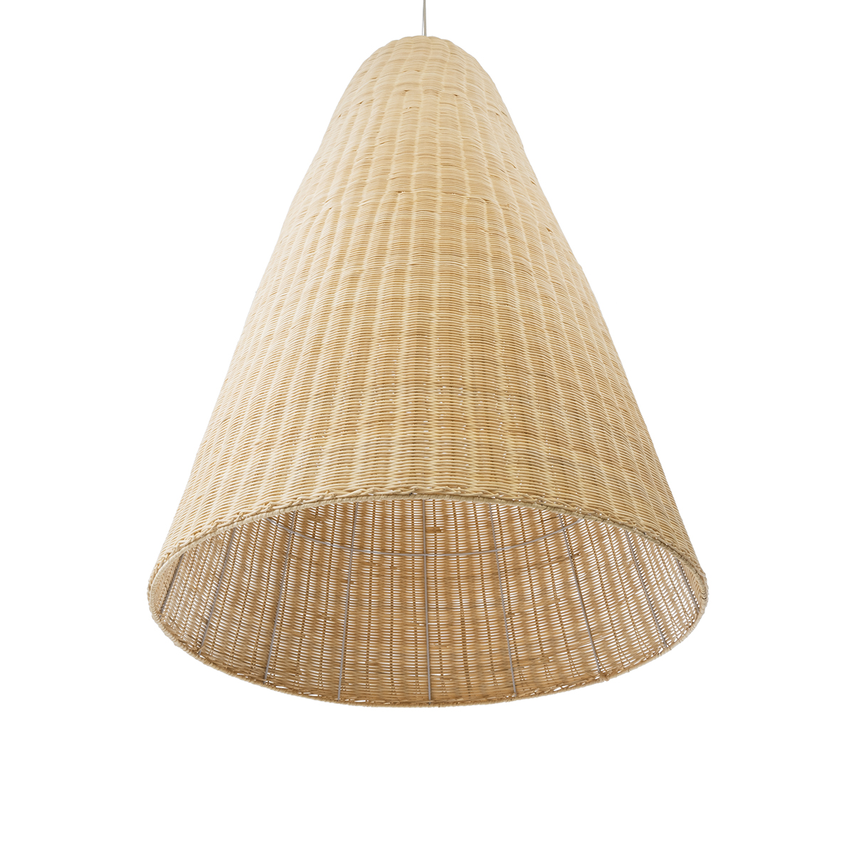 GLOBOSTAR® MAHANA 01827 Boho Κρεμαστό Φωτιστικό Οροφής με Ντουί 1 x E27 AC 220-240V IP20 - Μπεζ - Μ80 x Π80 x Υ130cm - Image 6