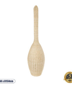 GLOBOSTAR® PARADIS 01845 Boho Επιδαπέδιο Φωτιστικό με Ντουί 1 x E27 AC 220-240V IP20 - Μπεζ - Μ40 x Π40 x Υ150cm
