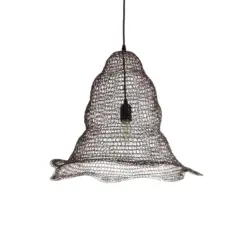 GLOBOSTAR® KENTUCKY 01890 Vintage Κρεμαστό Φωτιστικό Οροφής με Ντουί 1 x E27 AC 220-240V IP20 - Καφέ - Μ50 x Π50 x Υ48cm