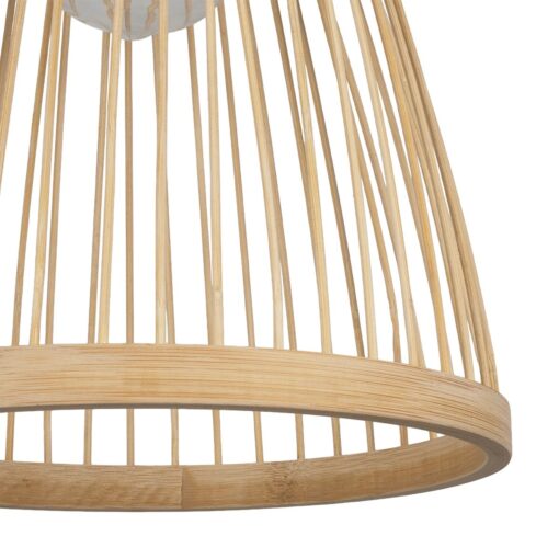 GLOBOSTAR® ARIDA 01970 Boho Φωτιστικό Τοίχου – Απλίκα με Ντουί 1 x E27 AC 220-240V IP20 – Μπεζ – Μ21 x Π30 x Υ55cm