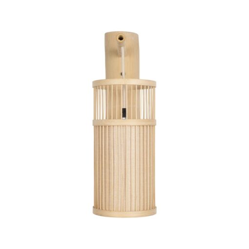 GLOBOSTAR® TULUM 01972 Boho Φωτιστικό Τοίχου – Απλίκα με Ντουί 1 x E27 AC 220-240V IP20 – Μπεζ – Μ16 x Π28 x Υ50cm