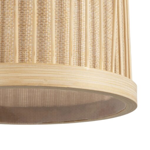 GLOBOSTAR® TULUM 01972 Boho Φωτιστικό Τοίχου – Απλίκα με Ντουί 1 x E27 AC 220-240V IP20 – Μπεζ – Μ16 x Π28 x Υ50cm