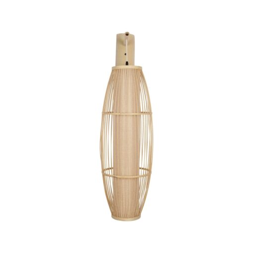 GLOBOSTAR® TULUM 01974 Boho Φωτιστικό Τοίχου – Απλίκα με Ντουί 1 x E27 AC 220-240V IP20 – Μπεζ – Μ28 x Π34 x Υ102cm