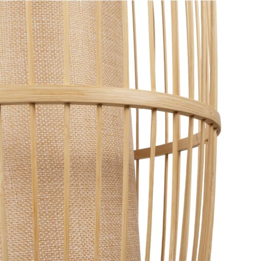 GLOBOSTAR® TULUM 01974 Boho Φωτιστικό Τοίχου – Απλίκα με Ντουί 1 x E27 AC 220-240V IP20 – Μπεζ – Μ28 x Π34 x Υ102cm