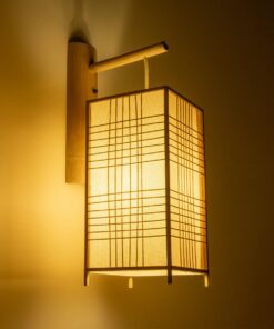 GLOBOSTAR® KOMO 01976 Boho Φωτιστικό Τοίχου – Απλίκα με Ντουί 1 x E27 AC 220-240V IP20 – Μπεζ – Μ20 x Π30 x Υ60cm
