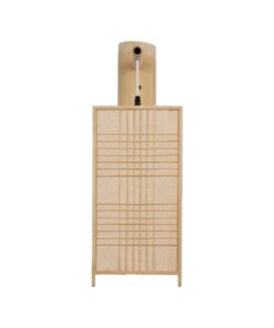 GLOBOSTAR® KOMO 01976 Boho Φωτιστικό Τοίχου – Απλίκα με Ντουί 1 x E27 AC 220-240V IP20 – Μπεζ – Μ20 x Π30 x Υ60cm
