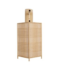 GLOBOSTAR® KOMO 01976 Boho Φωτιστικό Τοίχου – Απλίκα με Ντουί 1 x E27 AC 220-240V IP20 – Μπεζ – Μ20 x Π30 x Υ60cm