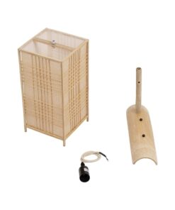 GLOBOSTAR® KOMO 01976 Boho Φωτιστικό Τοίχου – Απλίκα με Ντουί 1 x E27 AC 220-240V IP20 – Μπεζ – Μ20 x Π30 x Υ60cm