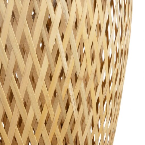 GLOBOSTAR® SELVA 01977 Boho Φωτιστικό Τοίχου – Απλίκα με Ντουί 1 x E27 AC 220-240V IP20 – Μπεζ – Μ24 x Π32 x Υ56cm